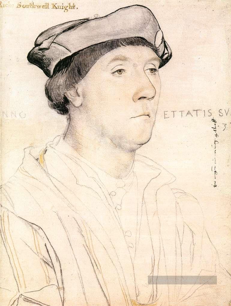 Portrait de Sir Richard Southwell Renaissance Hans Holbein le Jeune Peintures à l'huile